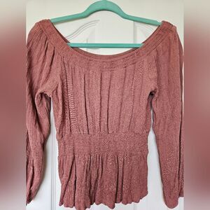 Hippie Rose Boho Top Size M